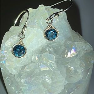Peacock Tourmaline earrings
